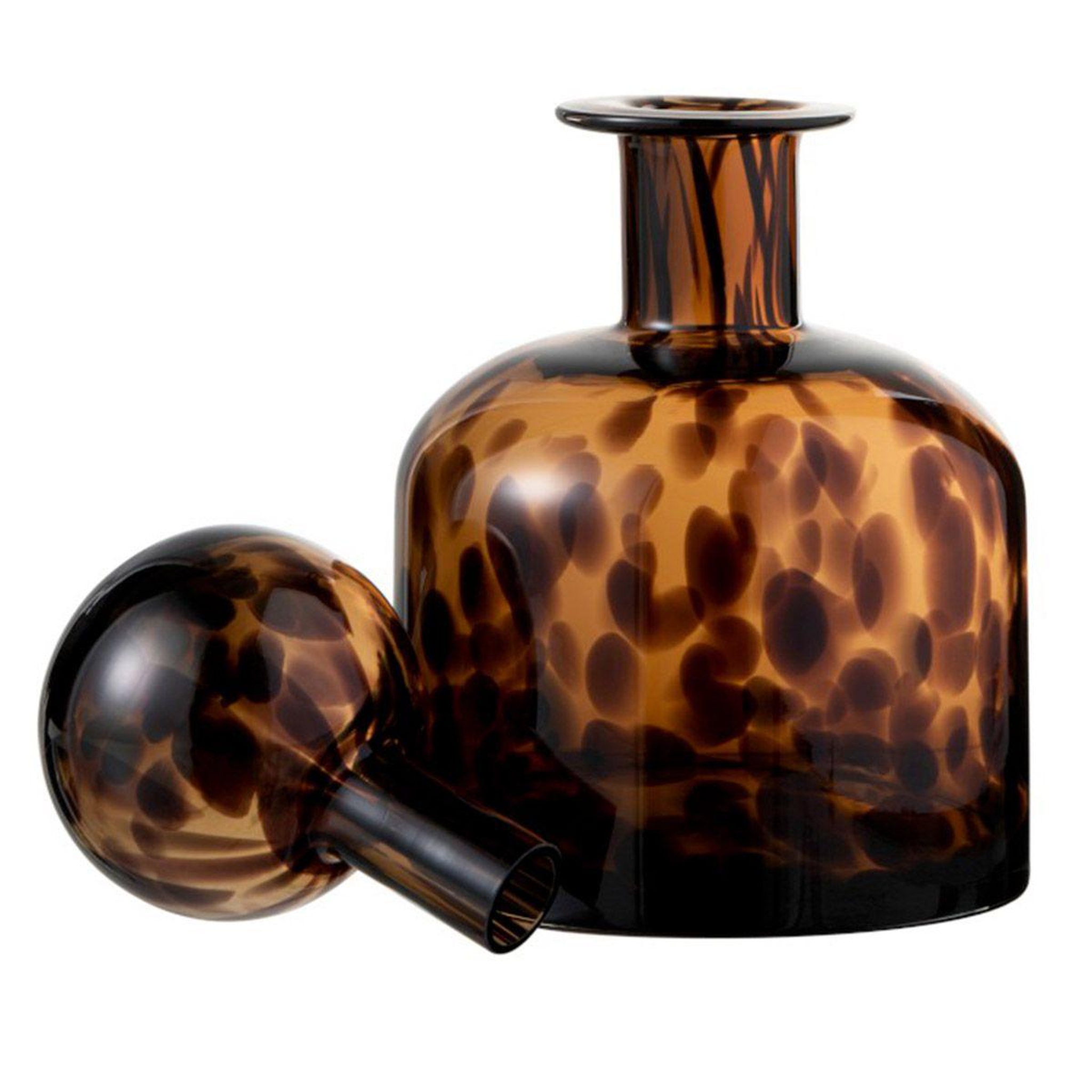 Voir la diapositive 2 : J-LINE Bouteille & bouchon  tâche déco  25cm naturel