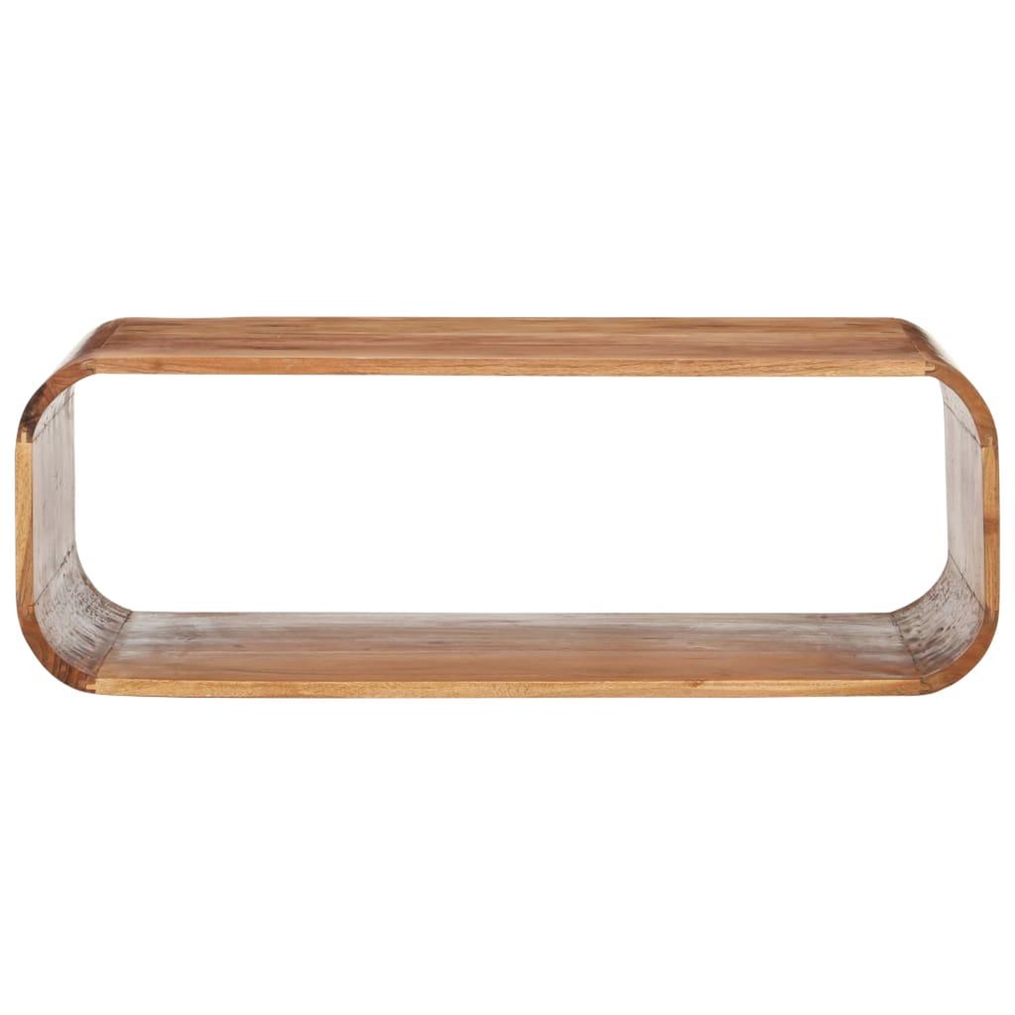 Voir la diapositive 2 : VIDAXL Table basse 90x50x30 cm bois d'acacia massif