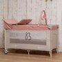 Voir la diapositive 4 : BEBELISSIMO BEBELISSIMO - Lit parapluie bébé - lit pliant - dès la naissance - Fais dodo  - table à langer et jouets - rose