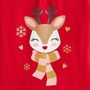 Voir la diapositive 2 : IN EXTENSO Ensemble pyjama de noël rennes fille