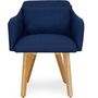Voir la diapositive 2 : Paris Prix Fauteuil Scandinave  Alan  70cm Bleu