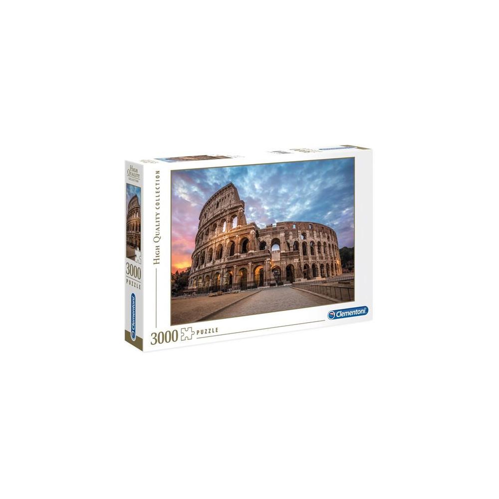 CLEMENTONI Puzzle adulte 3000 pièces paysage Colisée Rome sunrise – Clementoni