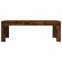 Voir la diapositive 4 : VIDAXL Table basse chene fume 102x50x36 cm bois d'ingenierie