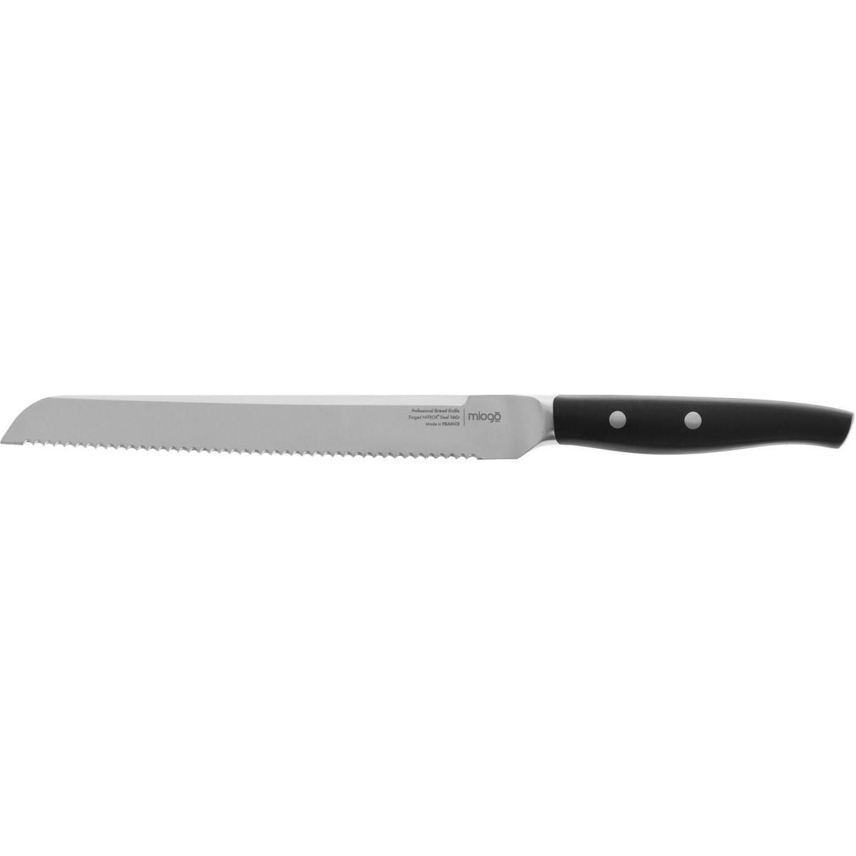MIOGO Couteau à pain 20 cm Professionnel forgé