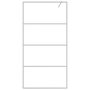 Voir la diapositive 3 : VIDAXL Paroi de douche Argente 100x195 cm Verre ESG transparent