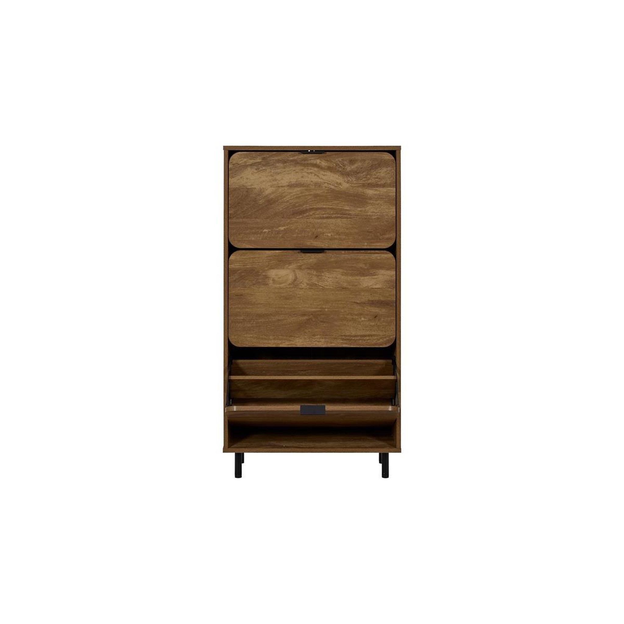 Voir la diapositive 3 : The Home Deco Factory Meuble à chaussures 3 tiroirs  heritage  113cm marron