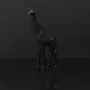 Paris Prix Statuette Déco  Girafe Origami  40cm Noir