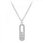 Voir la diapositive 1 : SC CRYSTAL Collier SC Crystal orné de Zirconium et de Cristaux scintillants