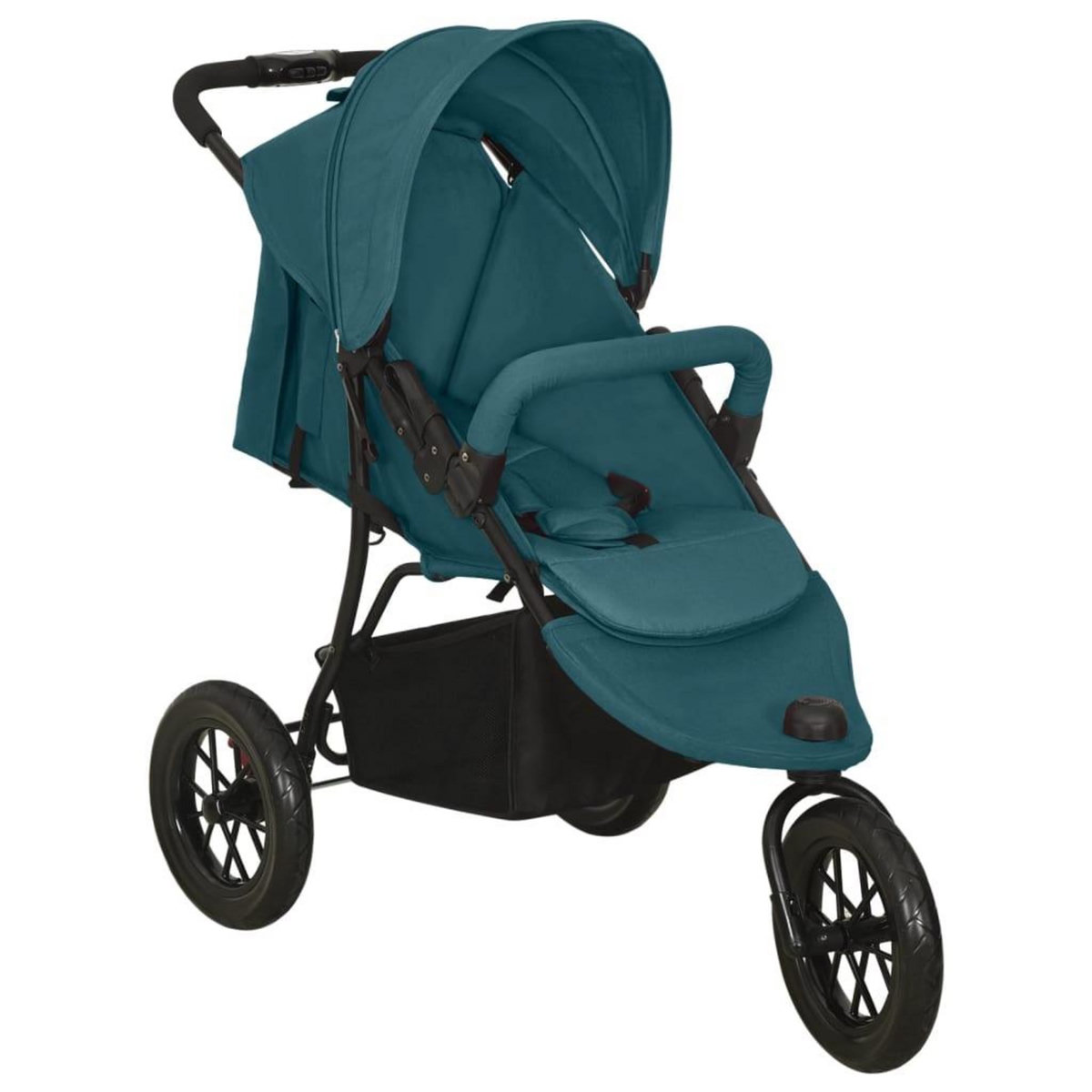VIDAXL Poussette pour bebe Vert Acier