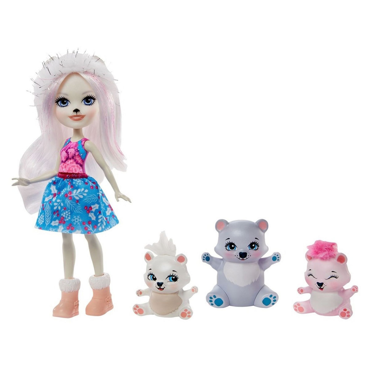 MATTEL Enchantimals Pristina et famille ours