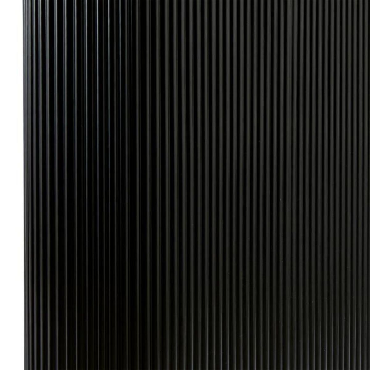 ATMOSPHERA Table à Manger Effet Cannelé  Olova  180cm Noir