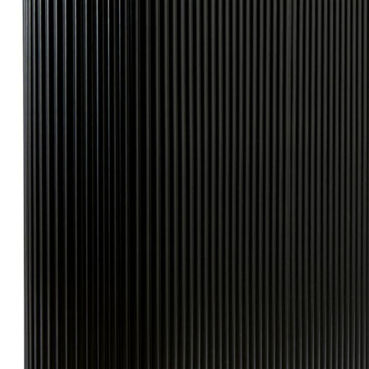 ATMOSPHERA Table à Manger Effet Cannelé  Olova  180cm Noir