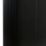 Voir la diapositive 2 : ATMOSPHERA Table à Manger Effet Cannelé  Olova  180cm Noir
