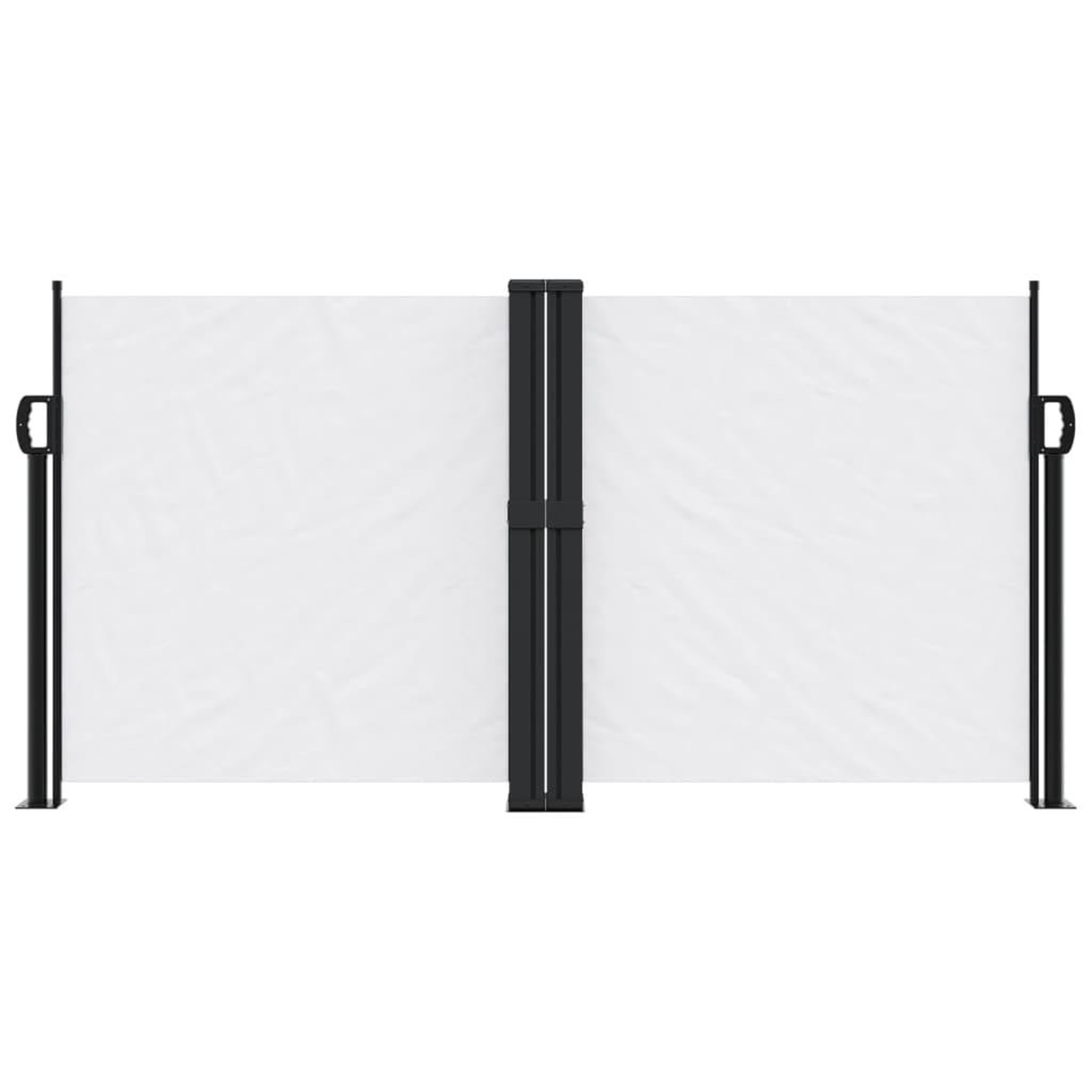 Voir la diapositive 3 : VIDAXL Auvent lateral retractable blanc 120x1200 cm