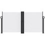 Voir la diapositive 3 : VIDAXL Auvent lateral retractable blanc 120x1200 cm