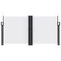 Voir la diapositive 3 : VIDAXL Auvent lateral retractable blanc 120x1200 cm