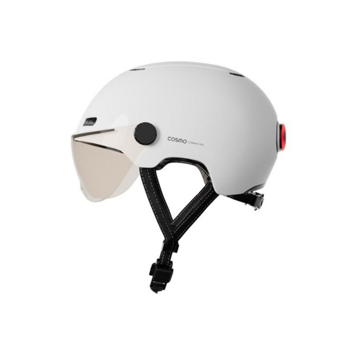 COSMO CONNECTED Casque vélo Cosmo Connected Fusion Blanc Brillant