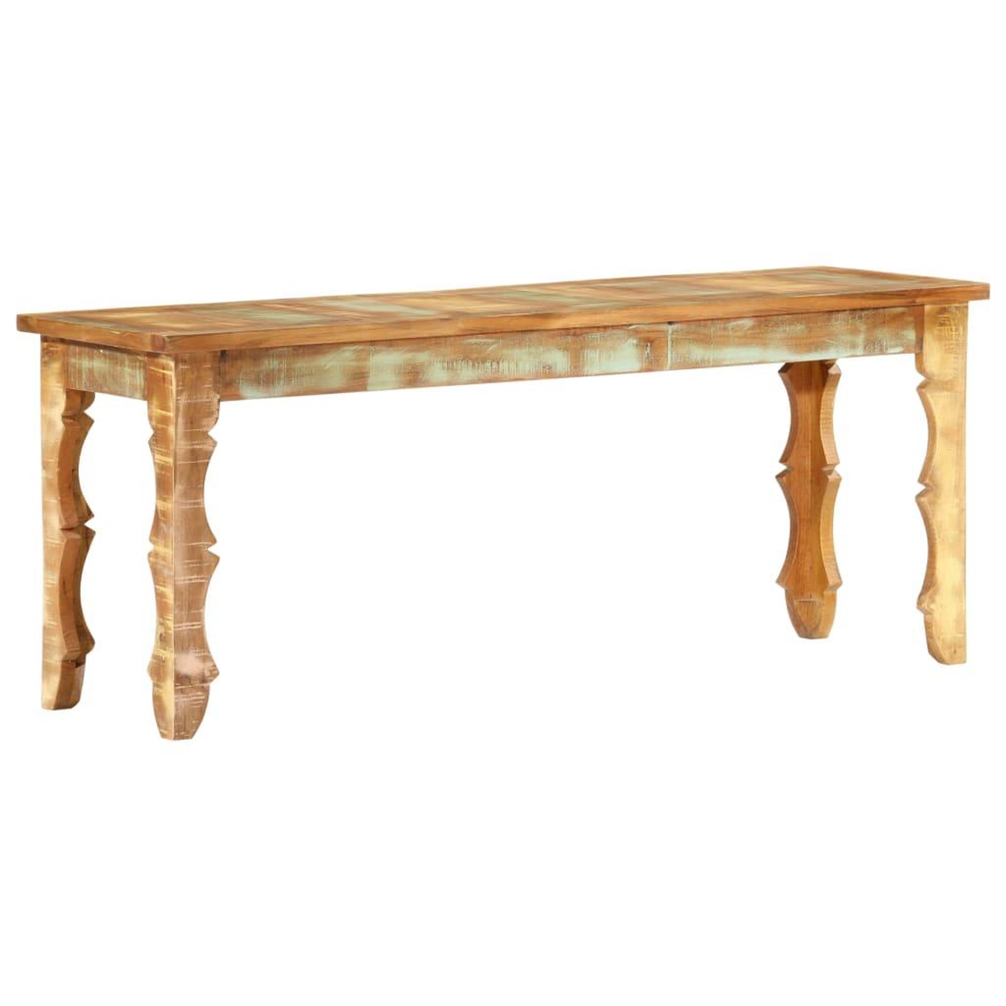 Voir la diapositive 5 : VIDAXL Banc 110 x 35 x 45 cm bois de recuperation massif