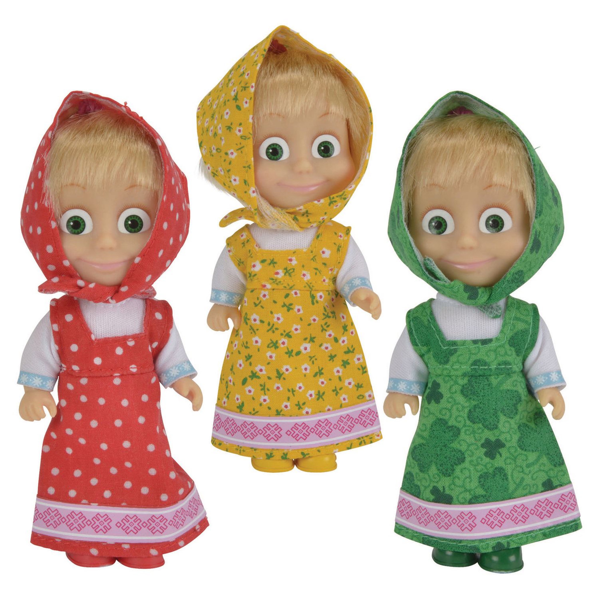 Voir la diapositive 1 : SMOBY Poupée Masha en couleur - Masha and the Bear - Asst