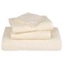 Voir la diapositive 4 : VIDAXL Serviettes de visage 4 pcs crème 30x30 cm 360 g m² 100% coton