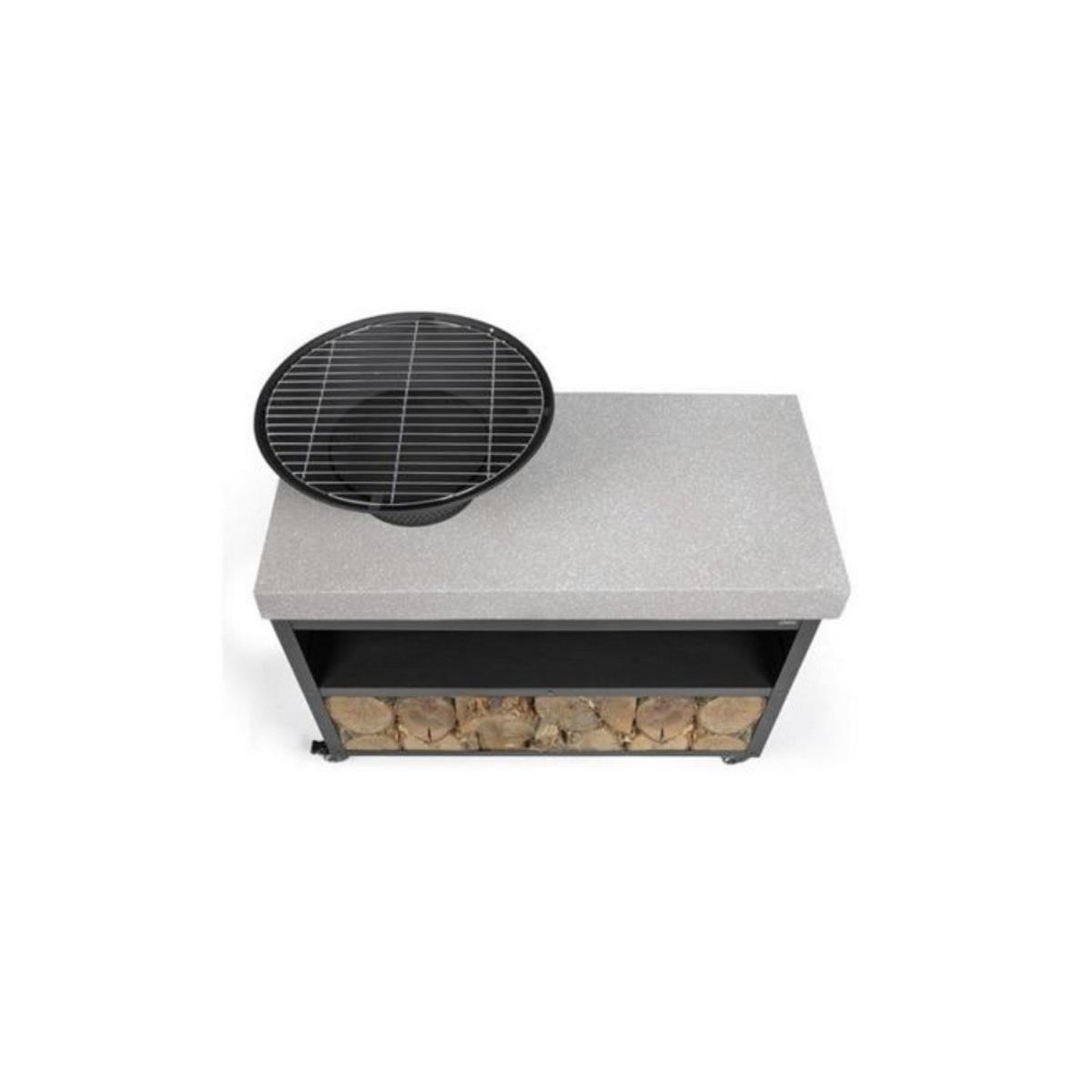 Voir la diapositive 3 : LIVOO Brasero barbecue sur desserte - doc329