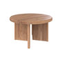 Voir la diapositive 1 : Rendez vous déco Table basse ronde en bois de teck recyclé D80 cm-Bana