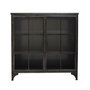 Voir la diapositive 1 : ATMOSPHERA Buffet avec Vitrine  Brocante  102cm Noir