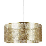 OSTARIA Suspension métal doré Corazon