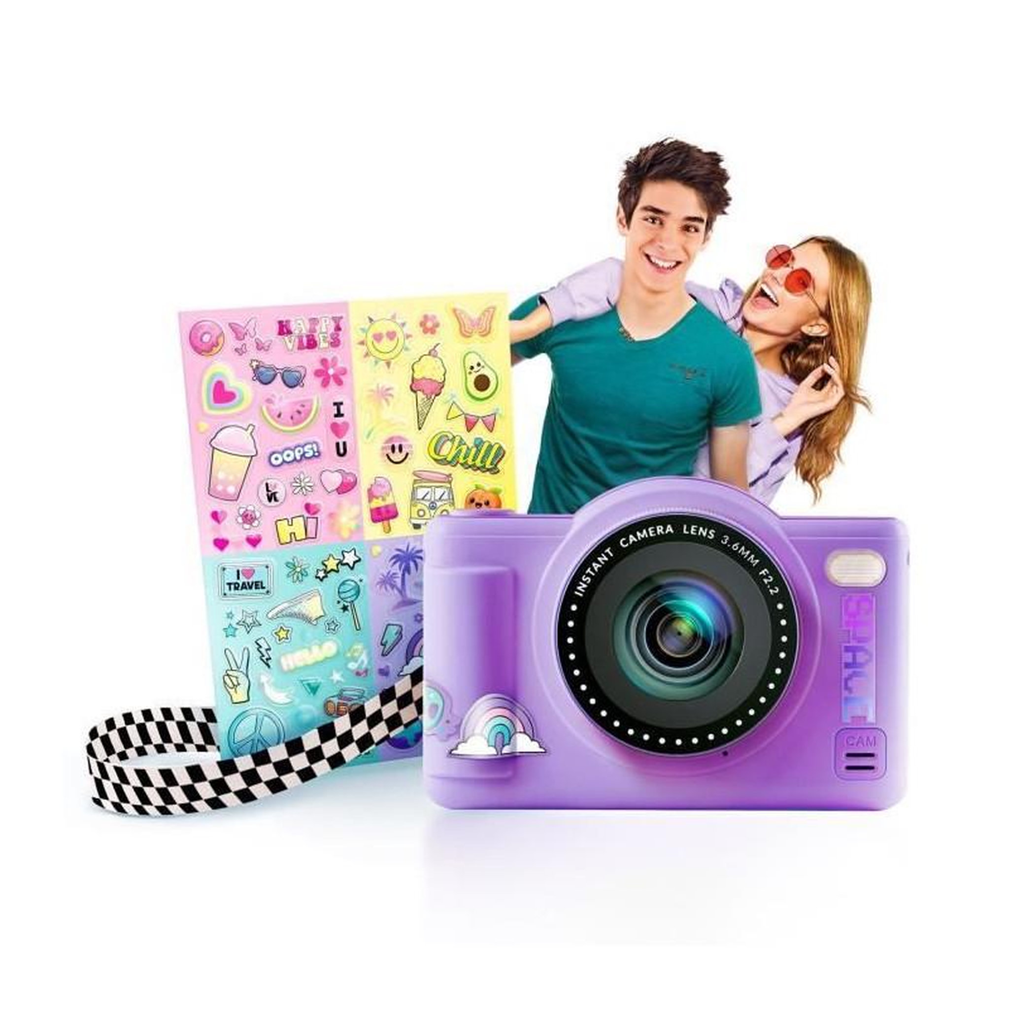 Voir la diapositive 3 : Canal Toys Canal Toys - Photo Creator -Appareil Photo Numérique Pop Couleur Violet- Avec carte SD 32Go incluse