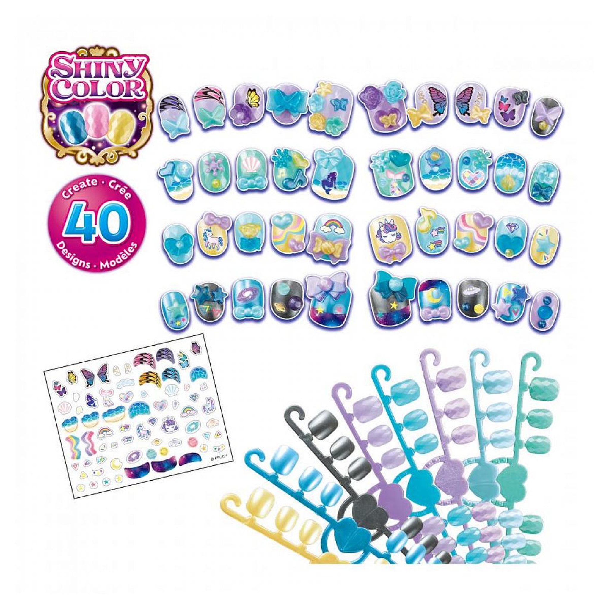 Voir la diapositive 2 : Aquabeads Recharge Magique Aquabeads pour Manucure Enchantée - 35009