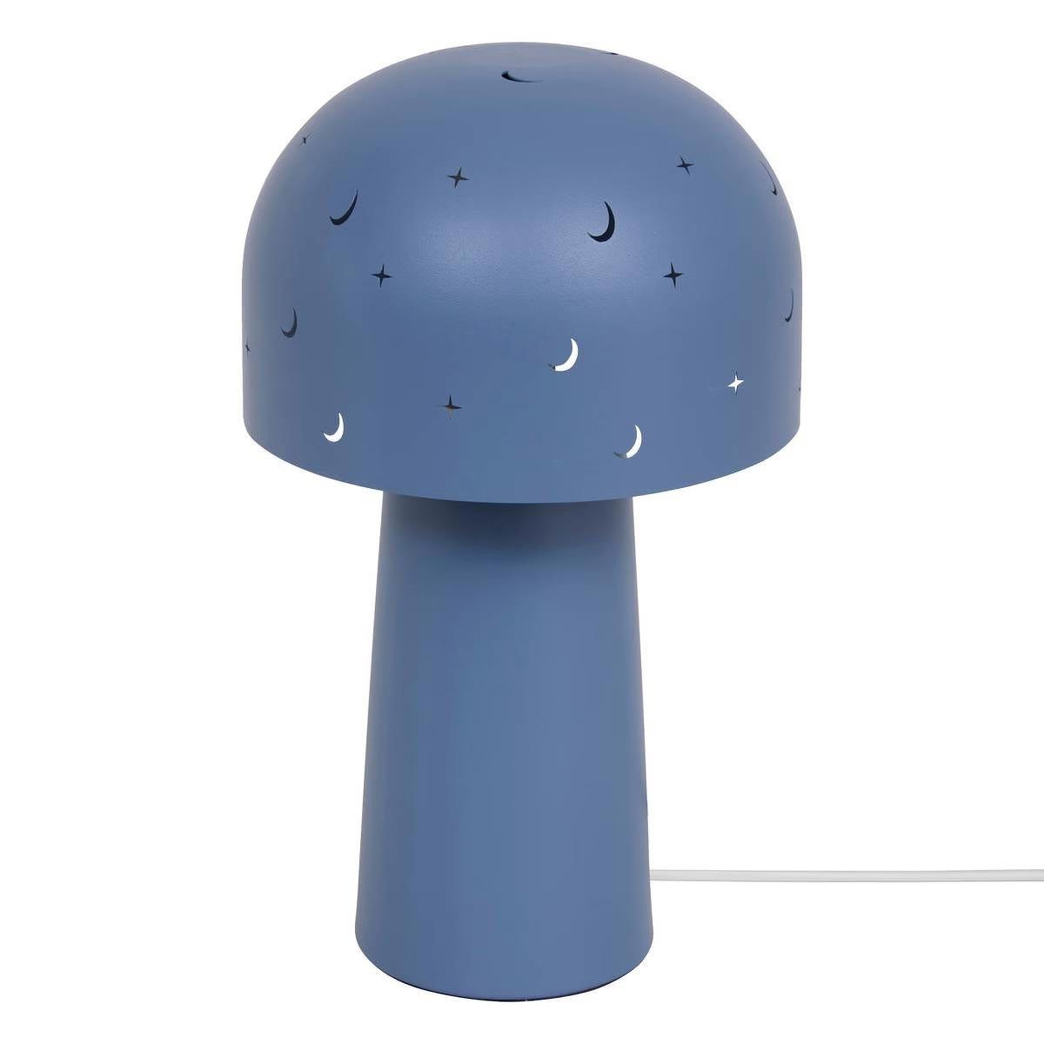 Atmosphera Kids Lampe à poser enfant champignon  starry  27cm bleu