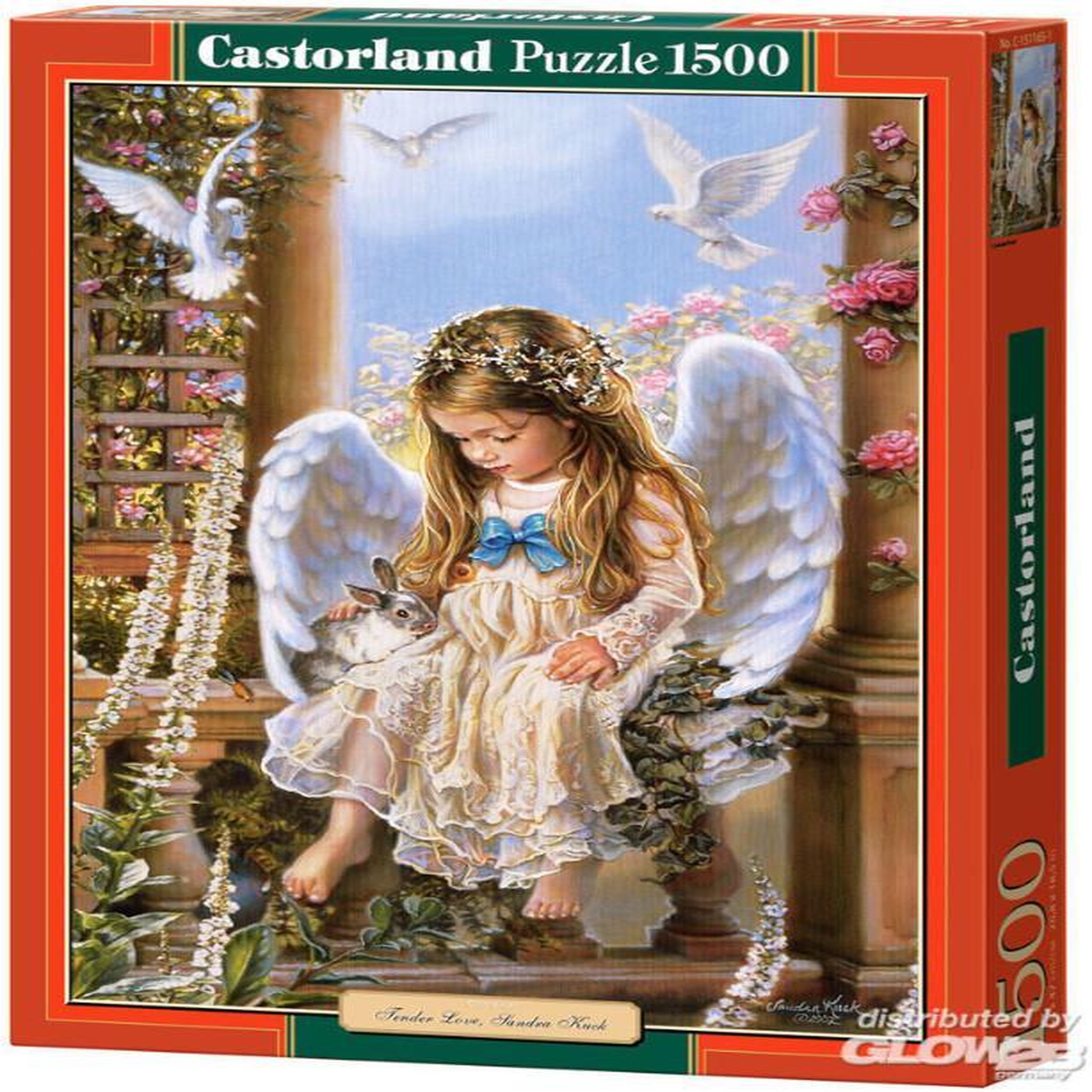 Voir la diapositive 2 : Castorland Puzzle 1500 pièces : Sandra Kuck : Tendre amour