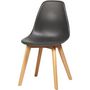 Voir la diapositive 3 : Paris Prix Lot de 4 Chaises Scandinaves  Pesuo  82cm Noir
