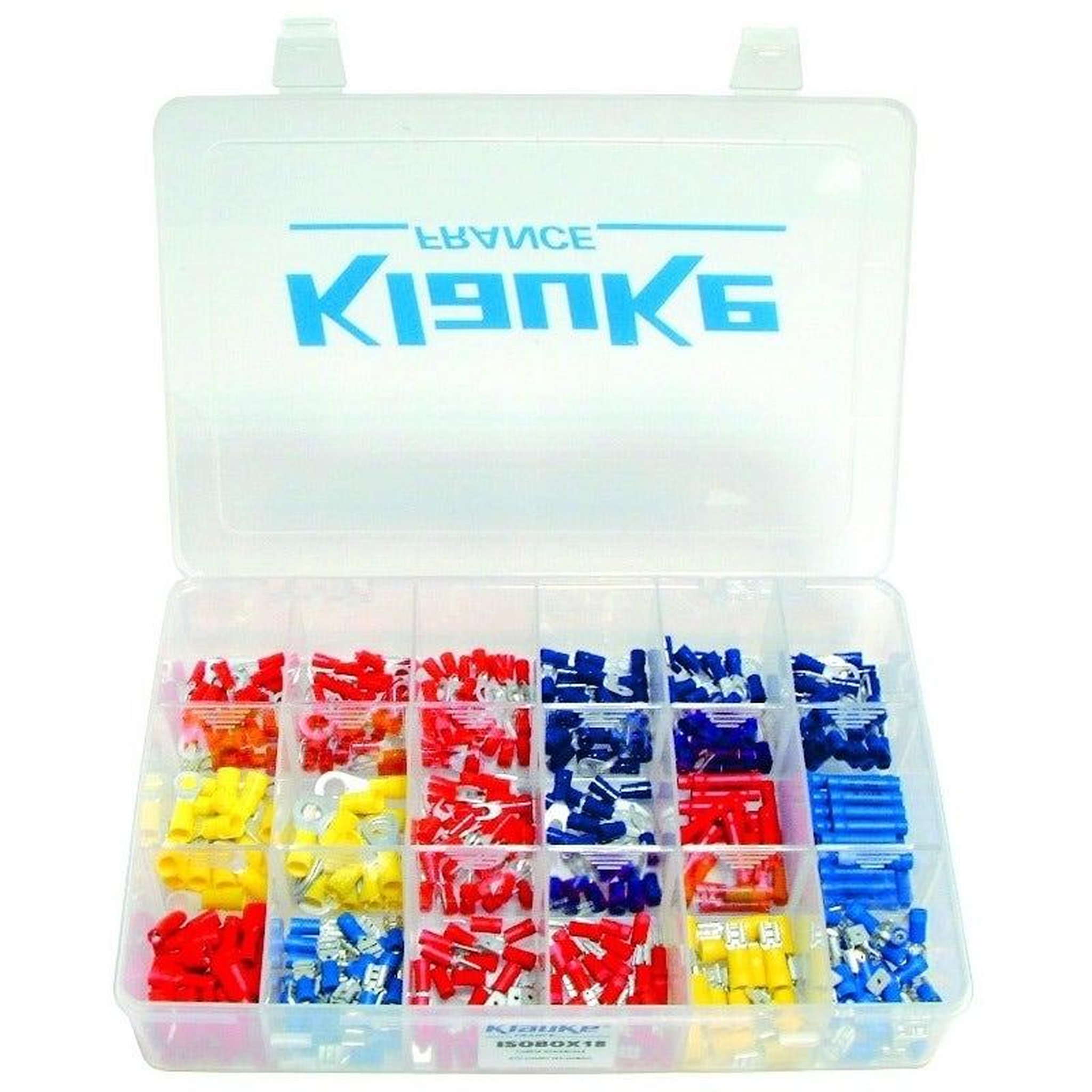 KLAUKE Coffret d'assortiment de 415 cosses isolées à sertir