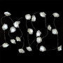 Voir la diapositive 3 : Paris Prix Guirlande Lumineuse 20 LED  Rose  350cm Blanc