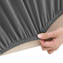 Voir la diapositive 3 : VIDAXL Housse extensible canape 2places Anthracite Jersey de polyester