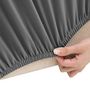 Voir la diapositive 3 : VIDAXL Housse extensible canape 2places Anthracite Jersey de polyester