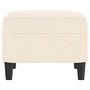 Voir la diapositive 4 : VIDAXL Banc Creme 70x35x41 cm Velours