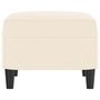 Voir la diapositive 4 : VIDAXL Banc Creme 70x35x41 cm Velours