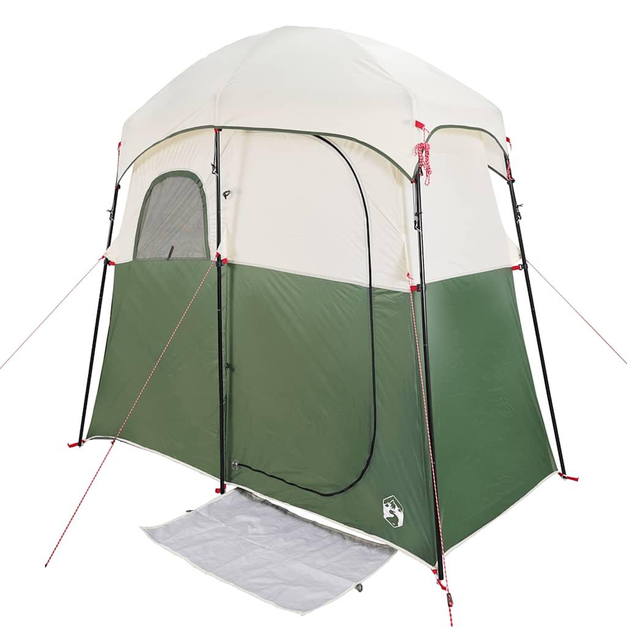Voir la diapositive 5 : VIDAXL Tente de douche 2 personnes vert impermeable