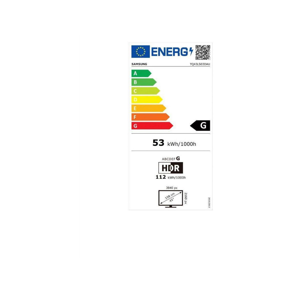 Samsung TV QLED The Frame TQ43LS03D 2024 -43pouces 108cm