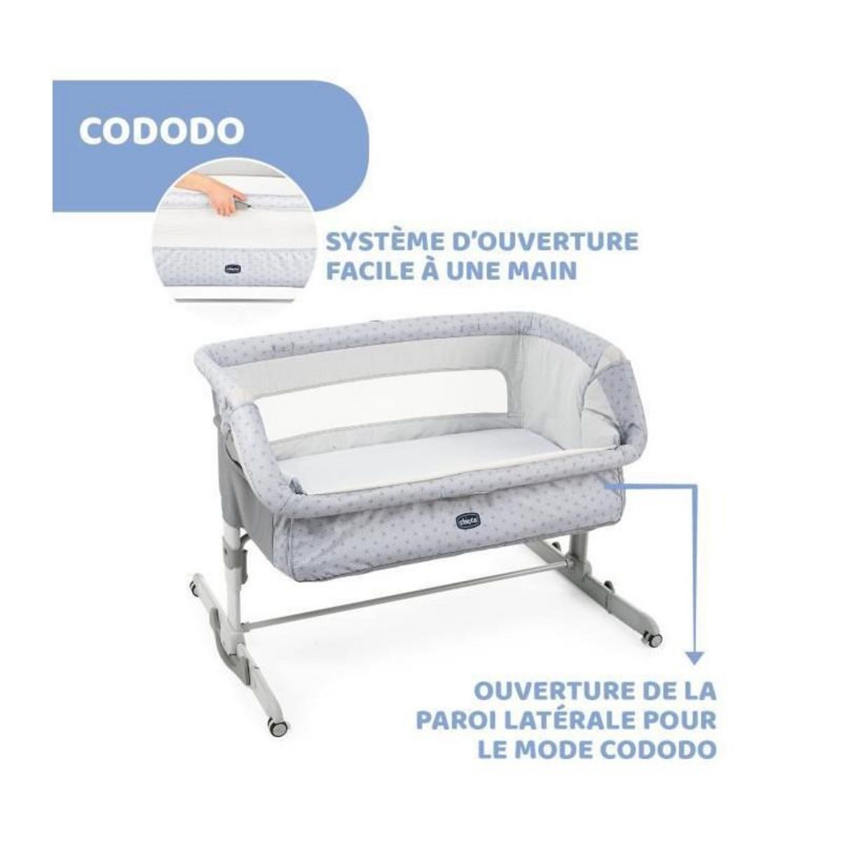 CHICCO CHICCO - Berceau cododo Next2Me Dream Silver