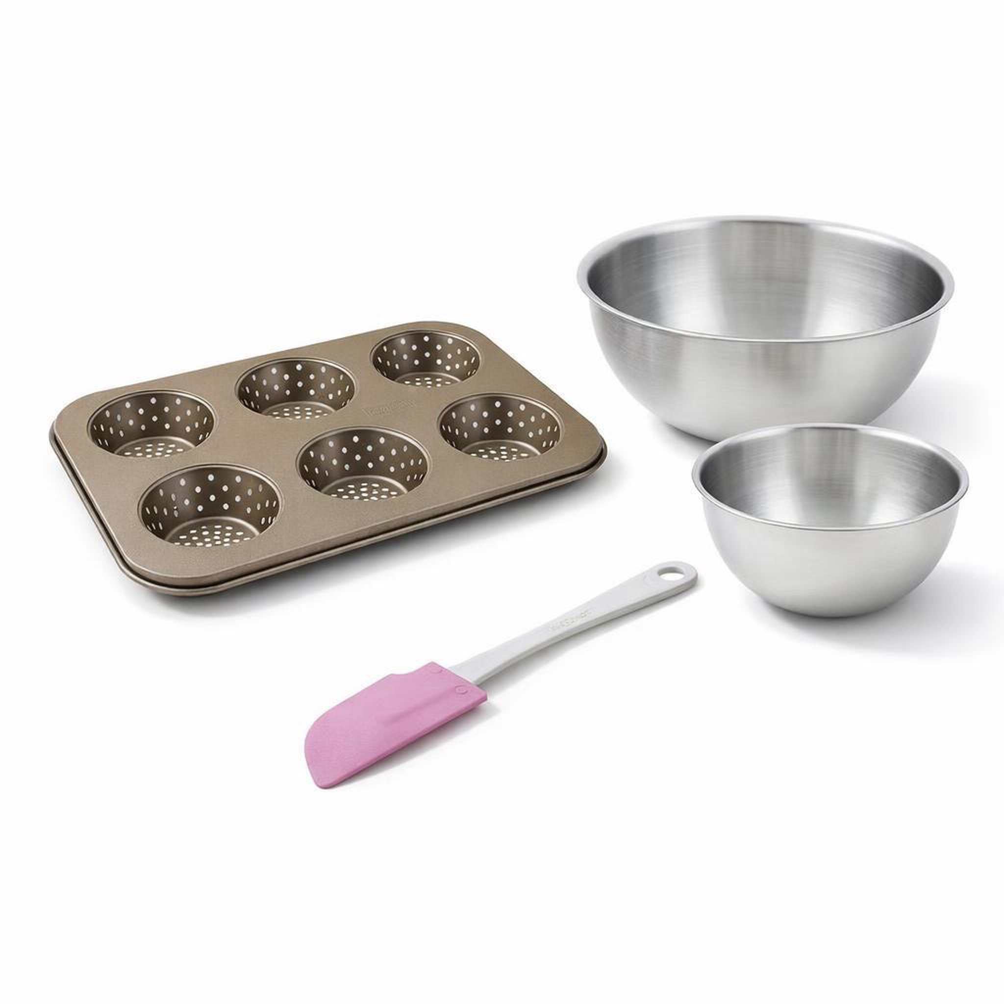 ZENKER Set de 4 ustensiles de pâtisserie moule à gâteaux bol et spatule pâtisserie zenker mojave gold