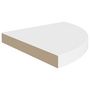 Voir la diapositive 4 : VIDAXL Etageres d'angle flottantes 2 pcs blanc 35x35x3,8 cm MDF