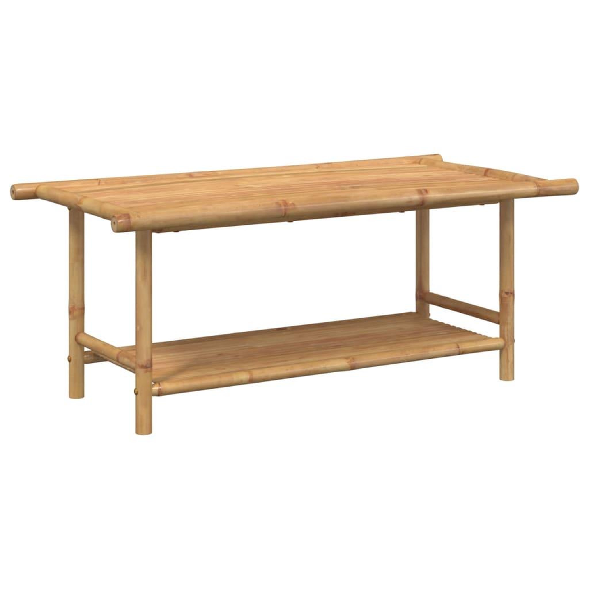 Voir la diapositive 2 : VIDAXL Table basse 110x55x45 cm bambou