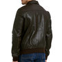 Voir la diapositive 2 : Schott Blouson cuir Marron Homme Schott Mens Leather Pilot