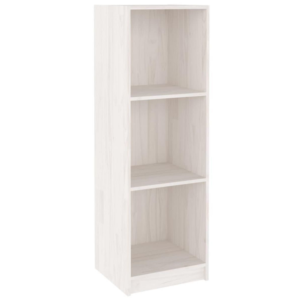 VIDAXL Bibliotheque/Separateur de piece Blanc 36x33x110 cm Pin massif