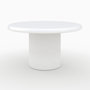 Voir la diapositive 1 : Rendez vous déco Table basse ronde en béton blanc cassé-Lulli