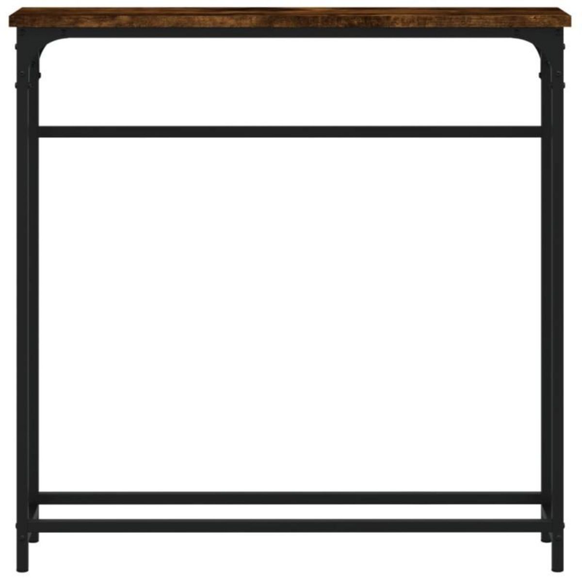 VIDAXL Table console chêne fumé 75x19,5x75 cm bois d ingénierie