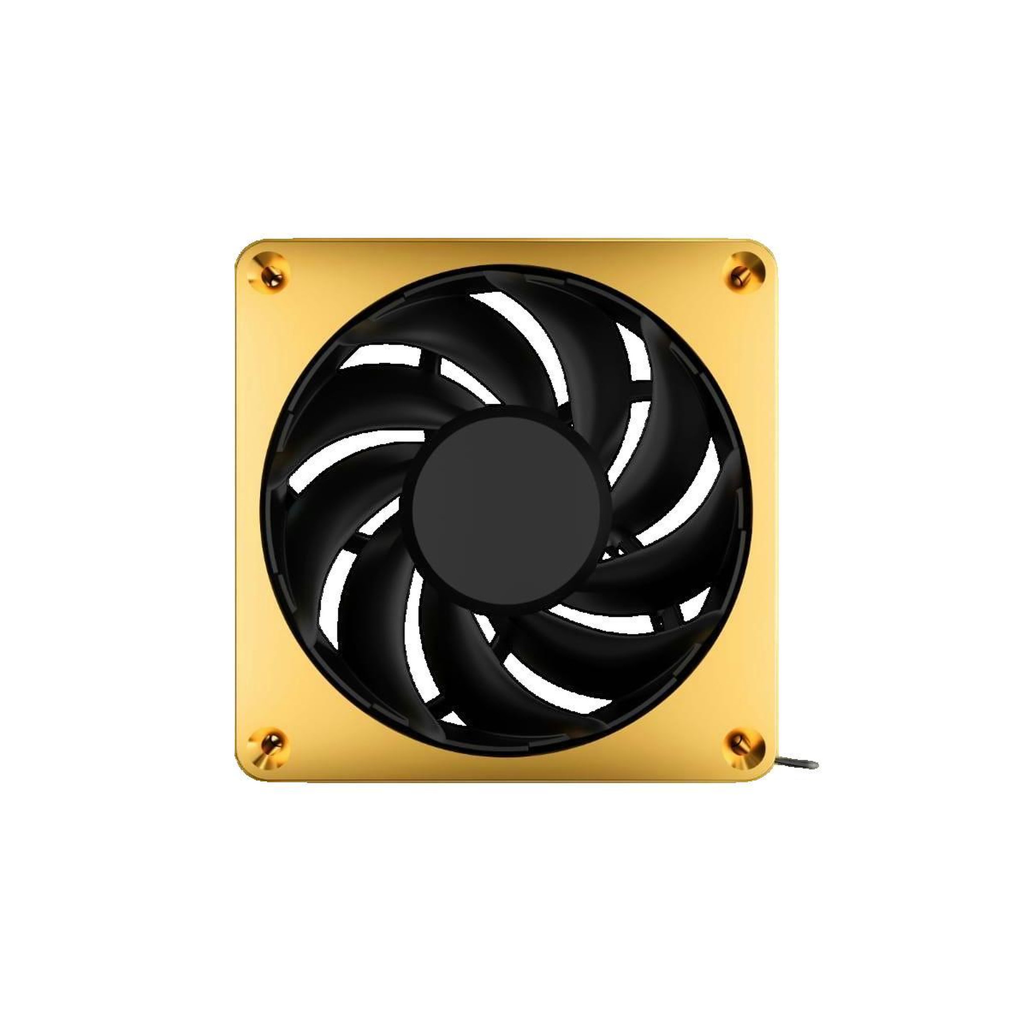 Voir la diapositive 2 : ALPHACOOL Ventilateur Alphacool Apex Stealth Metal 120 mm Or